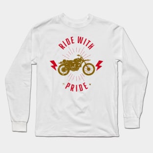 Motorcyclist Proud Biker Motorbike Long Sleeve T-Shirt